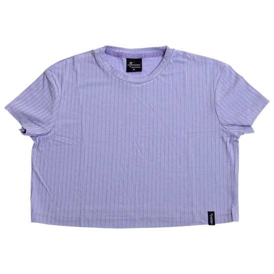 Target Παιδική κοντομάνικη μπλούζα Cropped Rib Viscose Tee ''Rib Viscose''